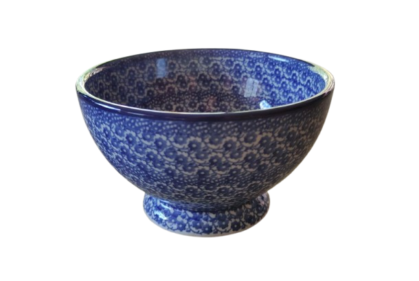 CA 206-2546x  Bunzlau Kom op voet 14.5cm MidnightBlue by Maria Starzyk