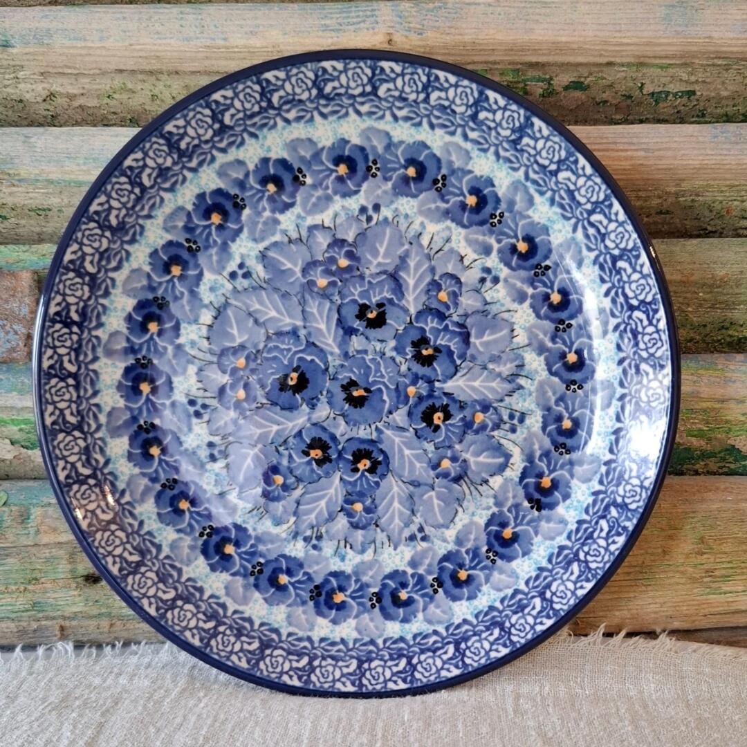 Bunzlau Bord 20cm Unikat 3639 Maria Starzyk