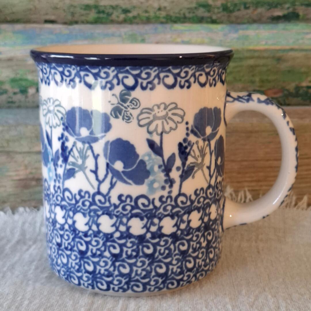 CA 236-2900x Bunzlau Rechte mok met groot oor 300ml  GardenofJoyTwin