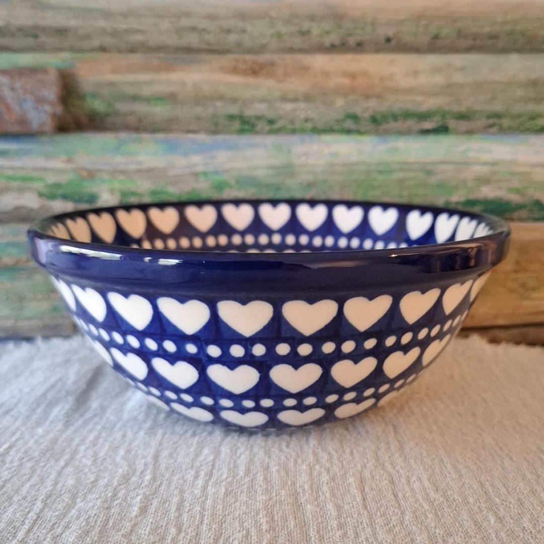 CA 058-375Ex Bunzlau Nestschaal 17cm BlueValentine