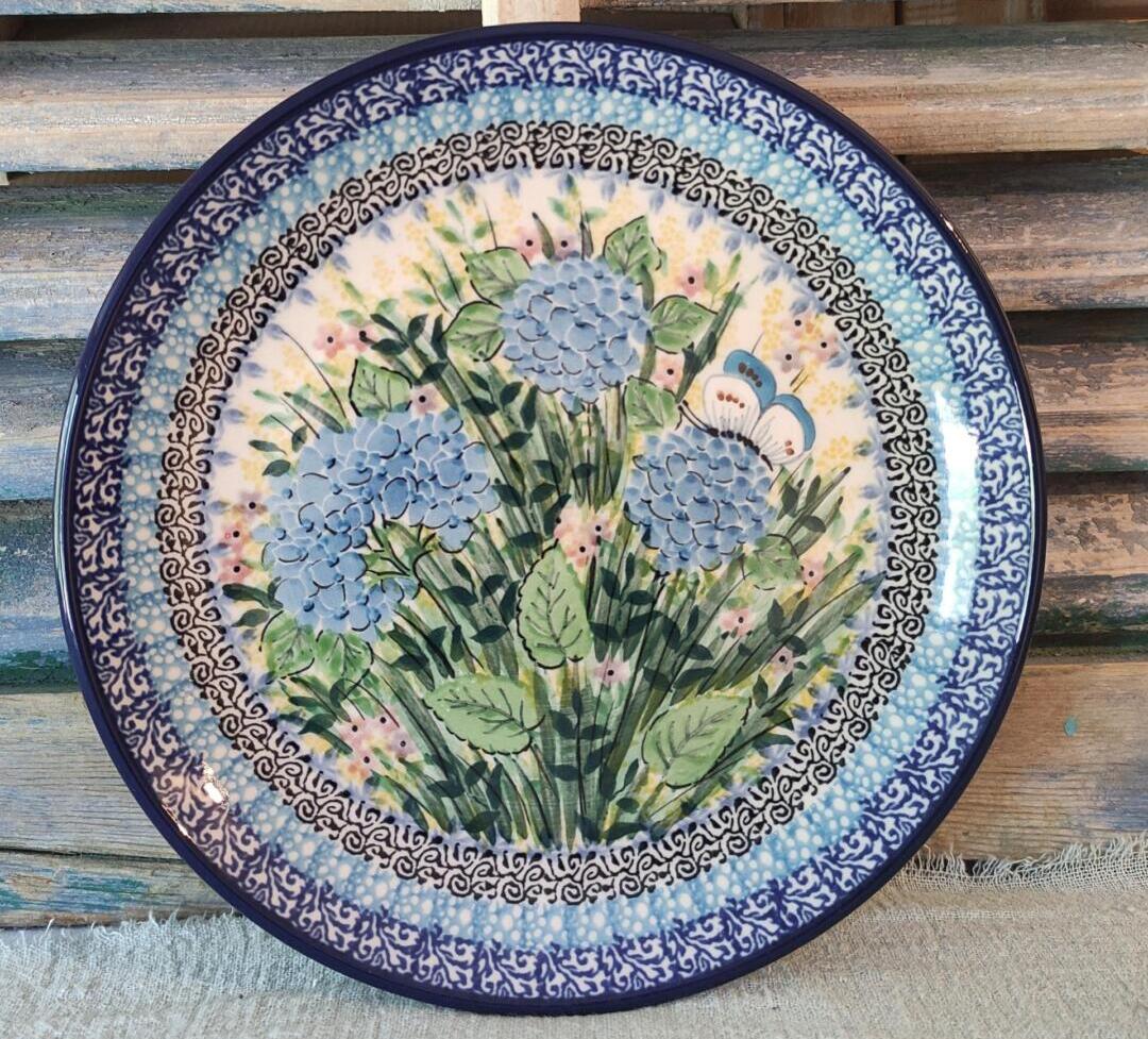 086 Bunzlau Bord 20cm Unikat U5048x Teresa Liana