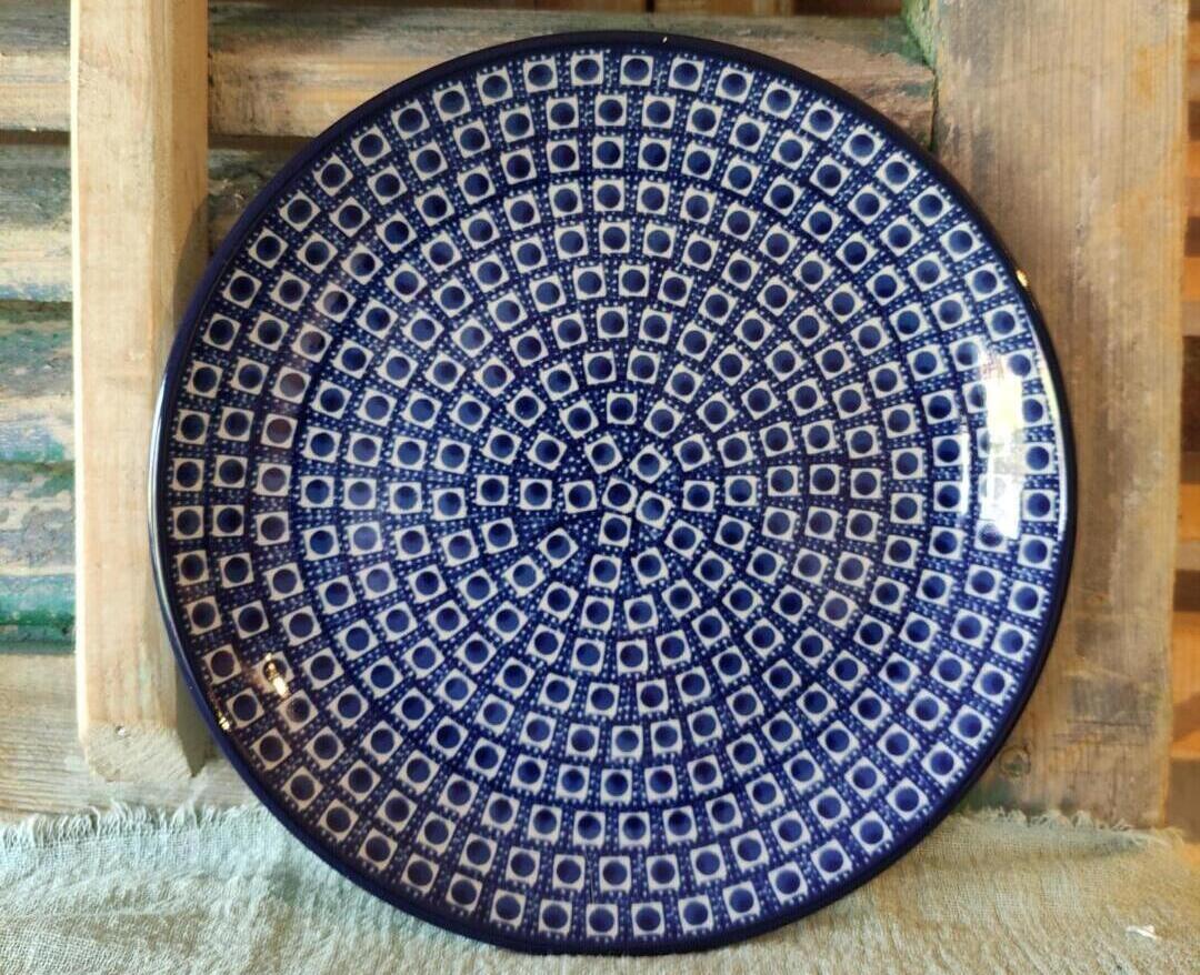 086* Bunzlau Ontbijtbord 20cm BriljantBlue 2966x