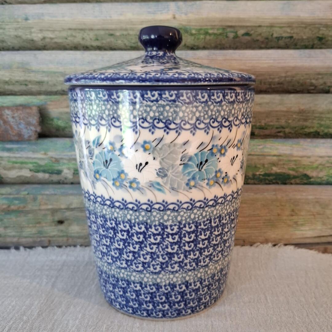 E73-Bunzlau Voorraadpot Premium 900ml Unikat U4976 Teresa Liana