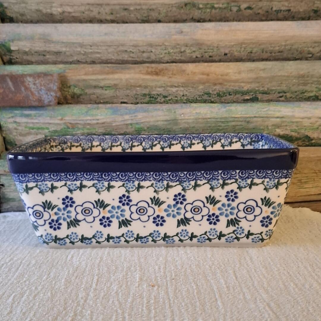 CA 603-2077x Bunzlau Bakvorm 21cm x13cm x8cm  Blossom by Maria Starzyk