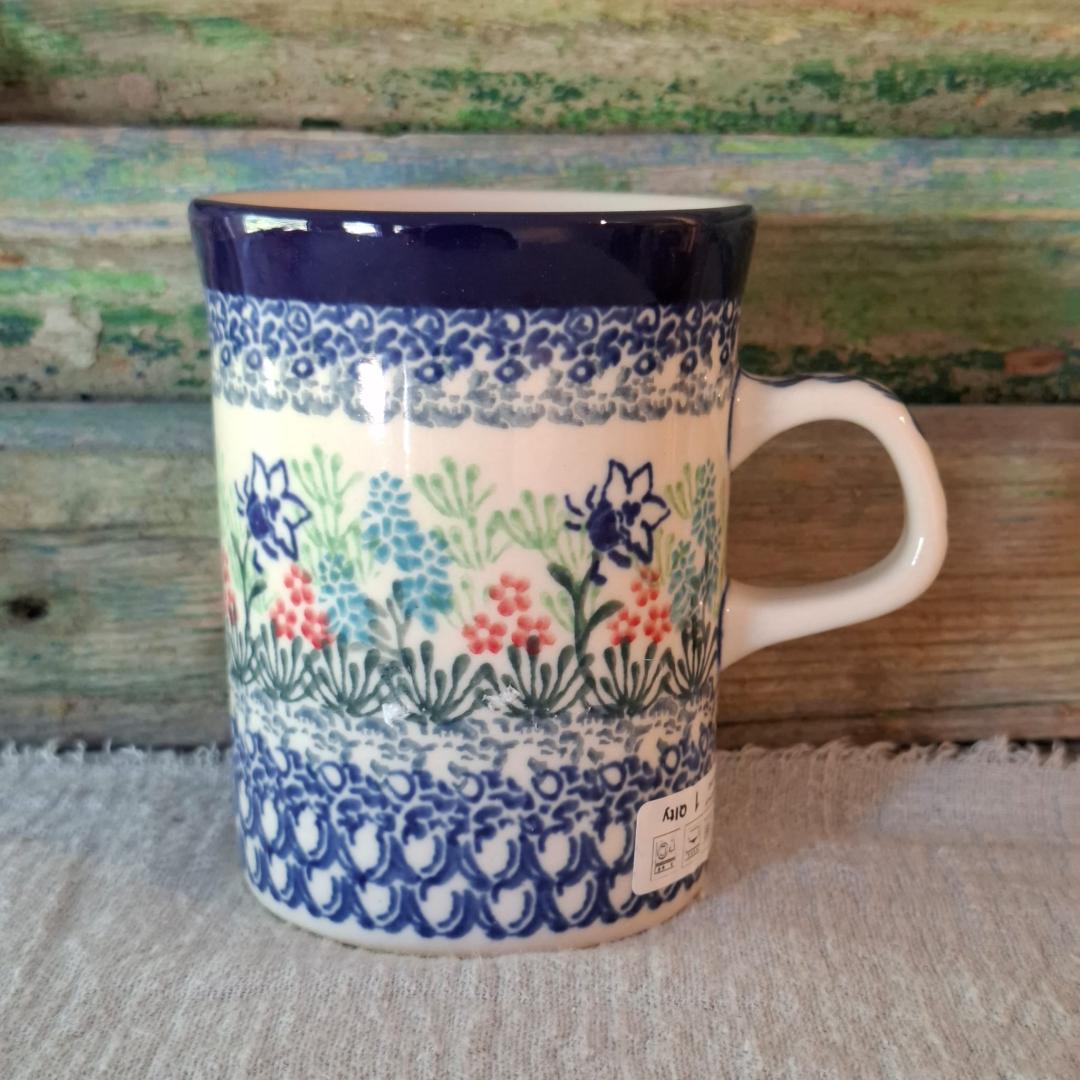 074 Bunzlau Rechte mok met klein oor 250ml Decor 2913x by Karolina Sliwinska