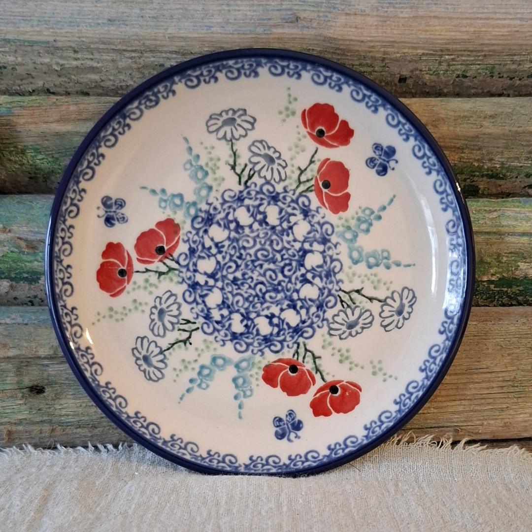 CA 261-2901x Bunzlau Bord 16cm PoppyGarden by Maria Starzyk