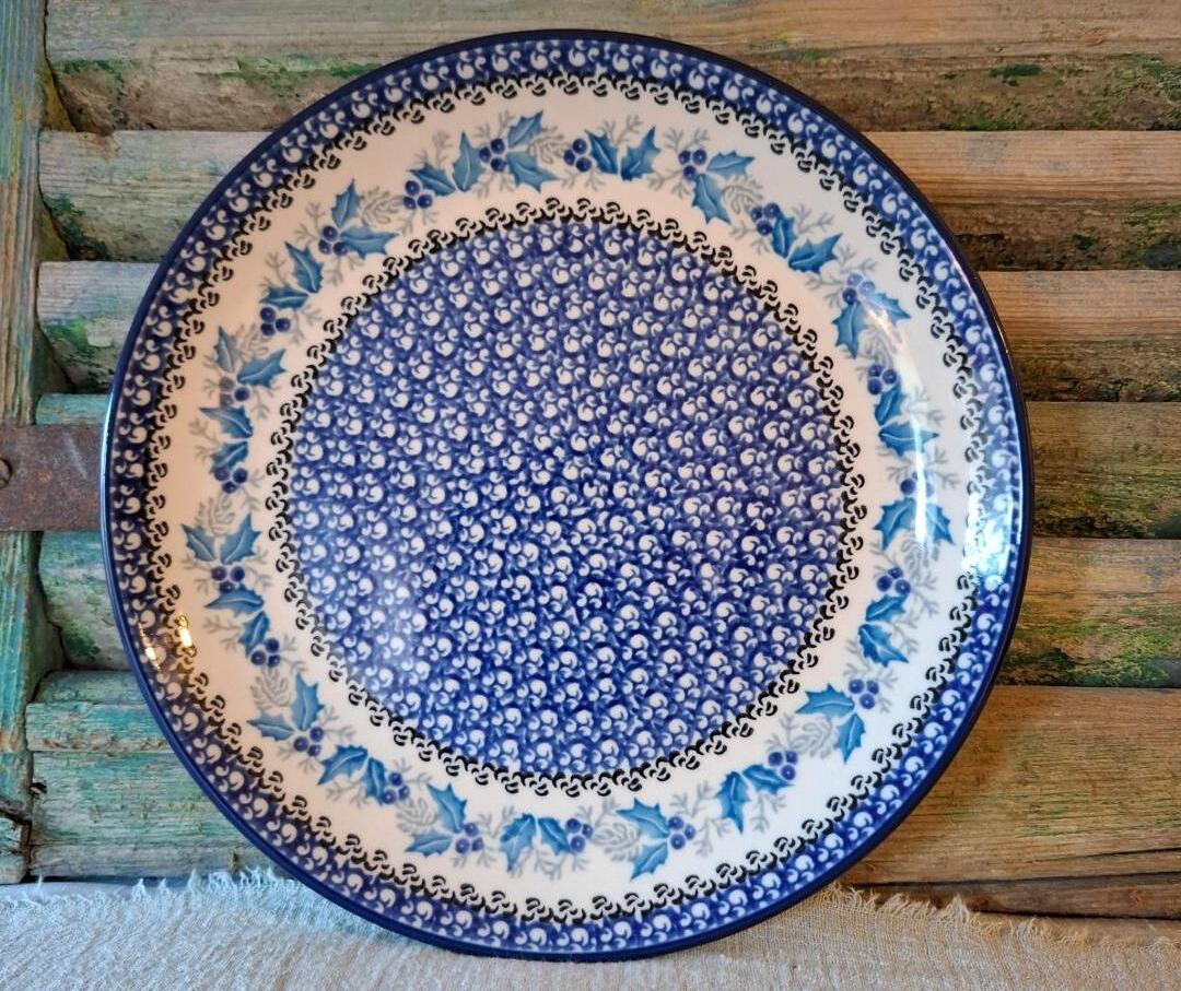 257 Bunzlau Dinerbord 25.5cm BlueHolly 2185x