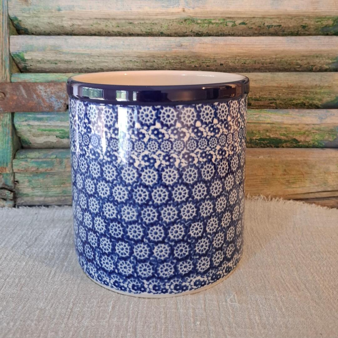 003* Bunzlau Keukenpot, Bloempot Ø 14.5cm  Lace 884x