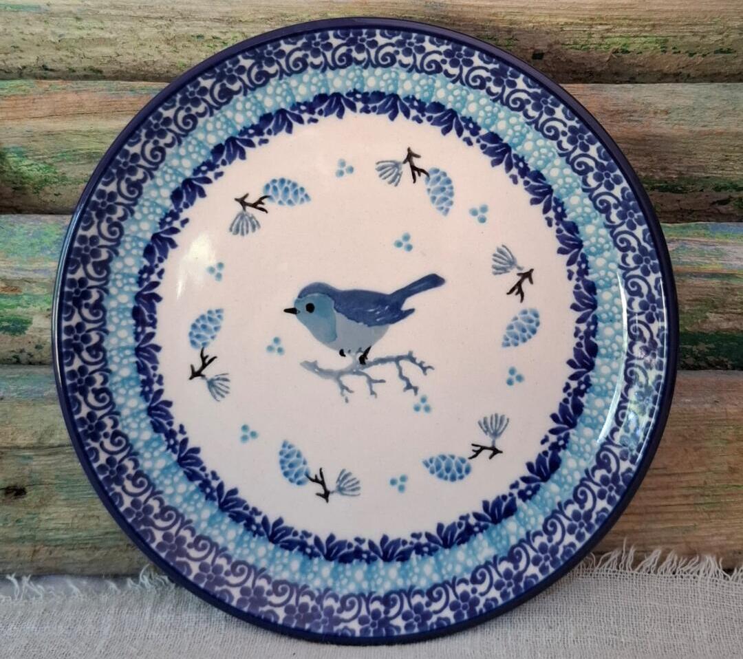 261* Bunzlau Bord 16cm Chickadee 3289x
