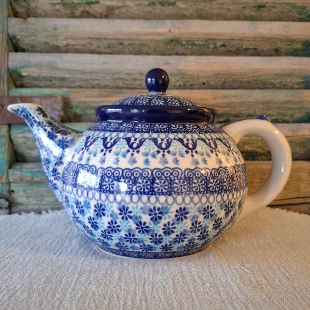 Bunzlau Theepot 1200ml Nautique by Krystyna Dacyszyn