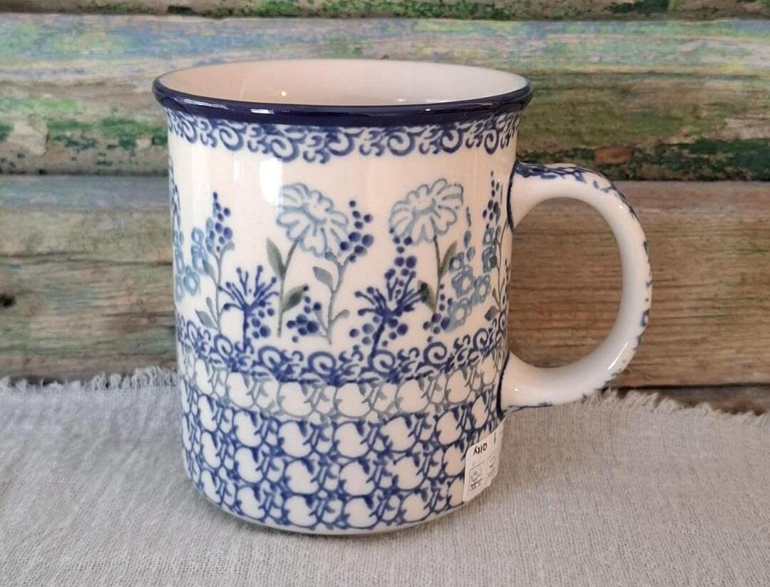 CA 236-2897x Bunzlau Rechte mok met groot oor 300ml FloralBreeze by Maria Starzyk