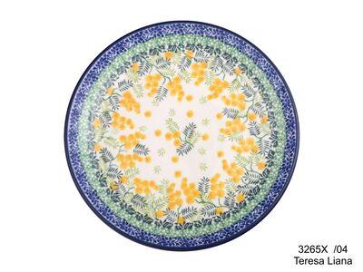 CA 261-3265x Bunzlau Bord 16cm Mimosa