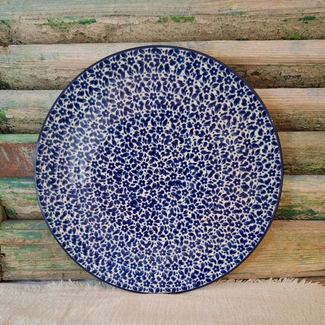 C23* Bunzlau Tostibord of onderzetter Ø22cm Indigo 2396x