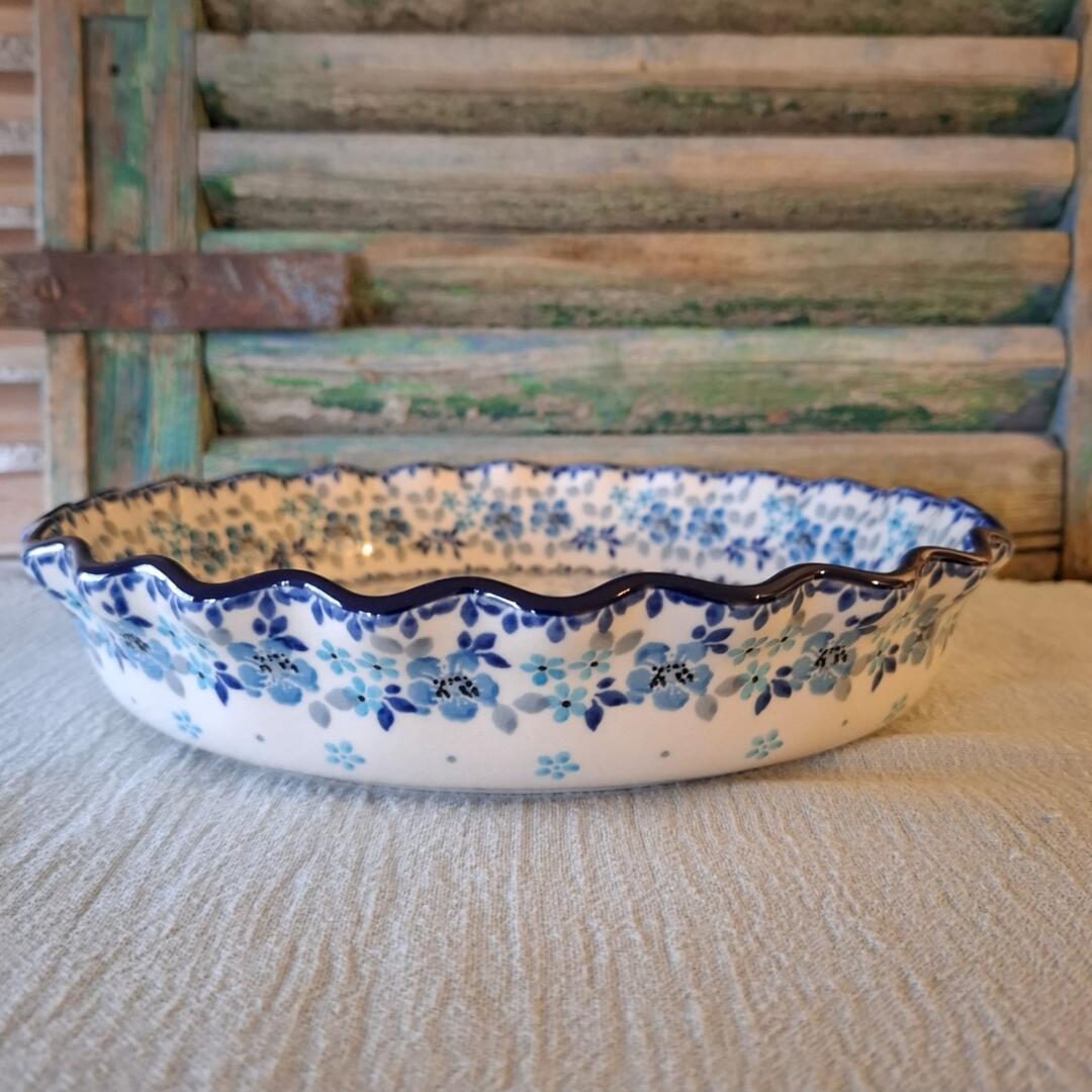 CA 636-2642x Bunzlau Quiche- Pie dish Wide Edge 25.5cm Melody