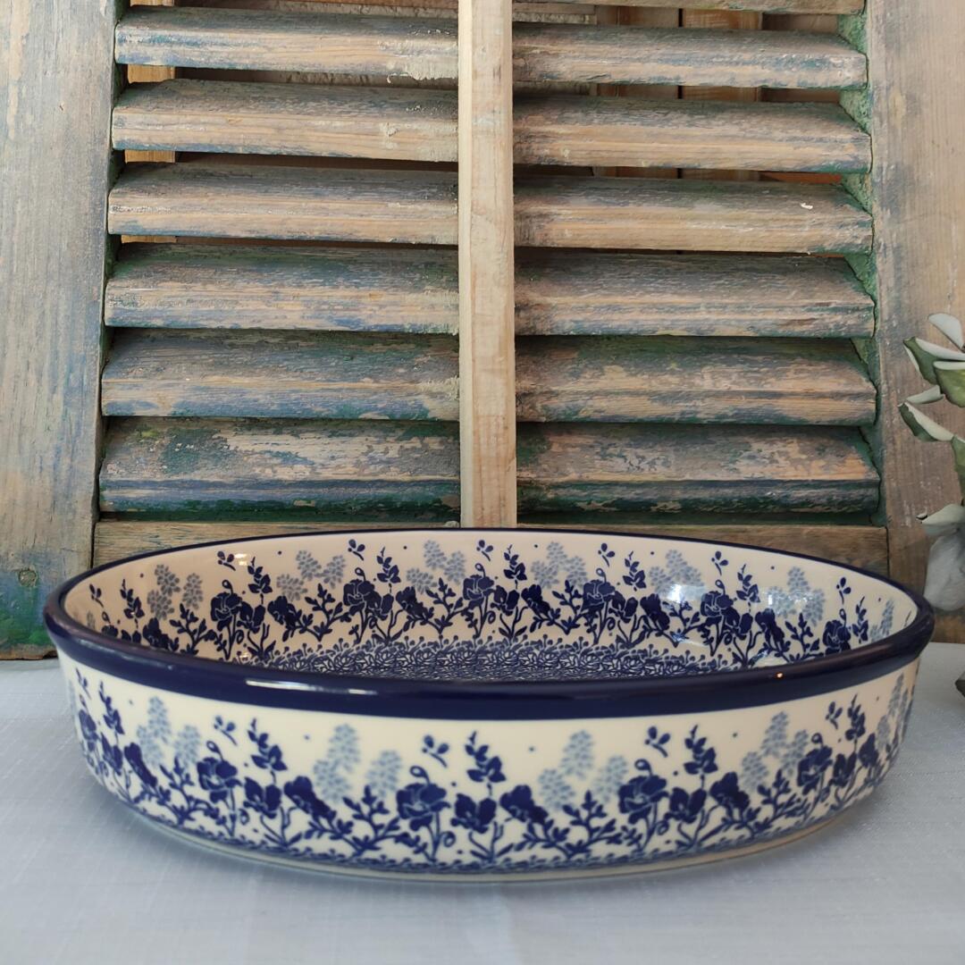 CA 298-3204X Bunzlau Ovale Schaal 27cm BlueThree