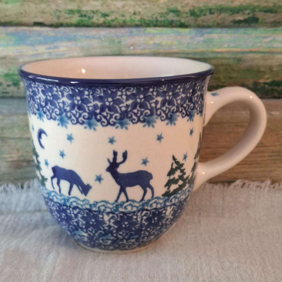 824* Bunzlau Tulpmok L 300ml ChristmasDear 2822x