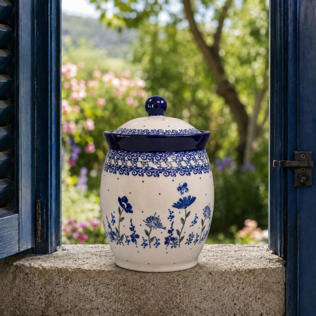 104 Bunzlau Voorraadpot 0.8 liter BlossomField 2893x
